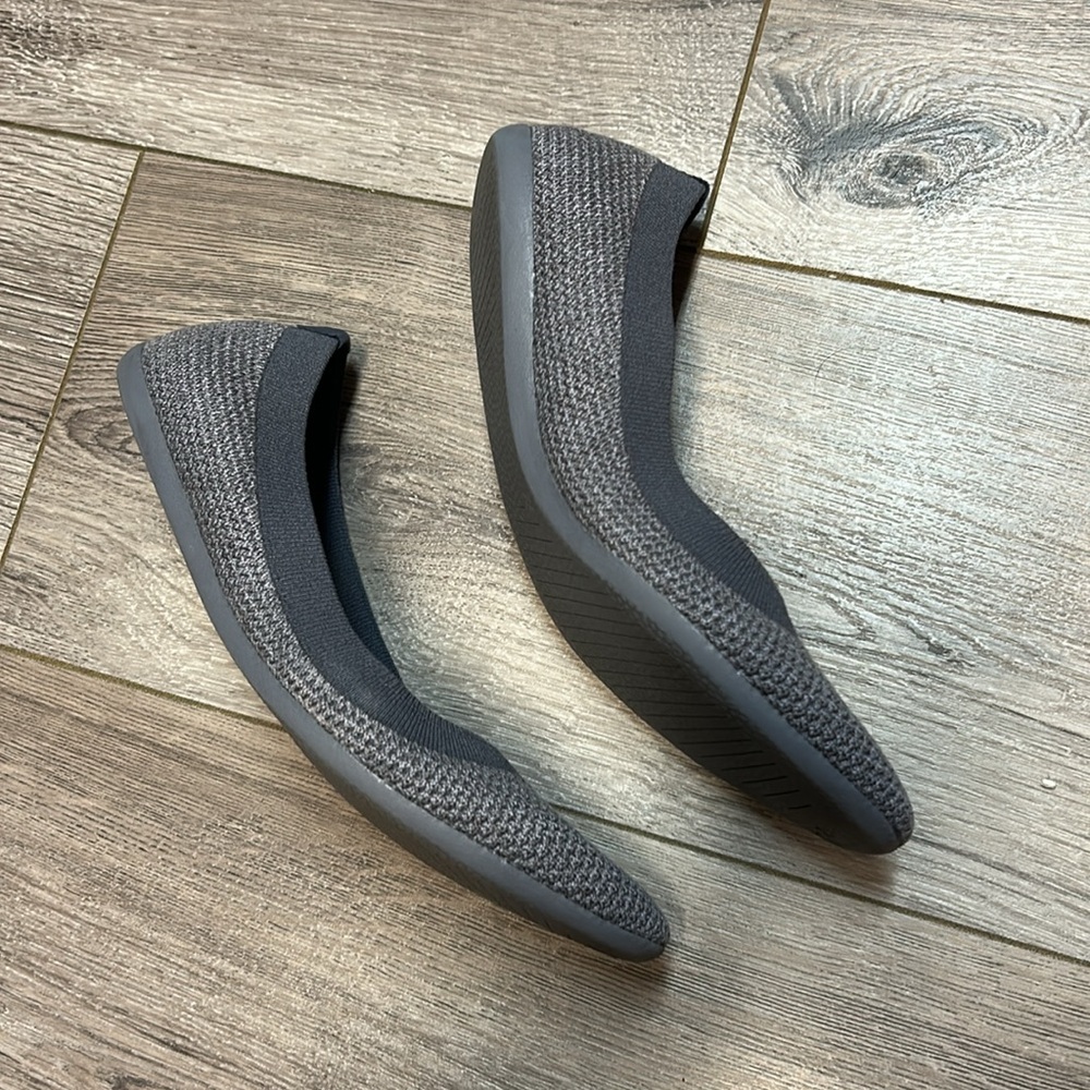 RARE Allbirds Tree Breezer Flats Seashell Gray Size 9 women - Picture 6 of 17